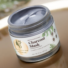Load image into Gallery viewer, Charcoal Clay Mask - Natural Beautiful Bliss